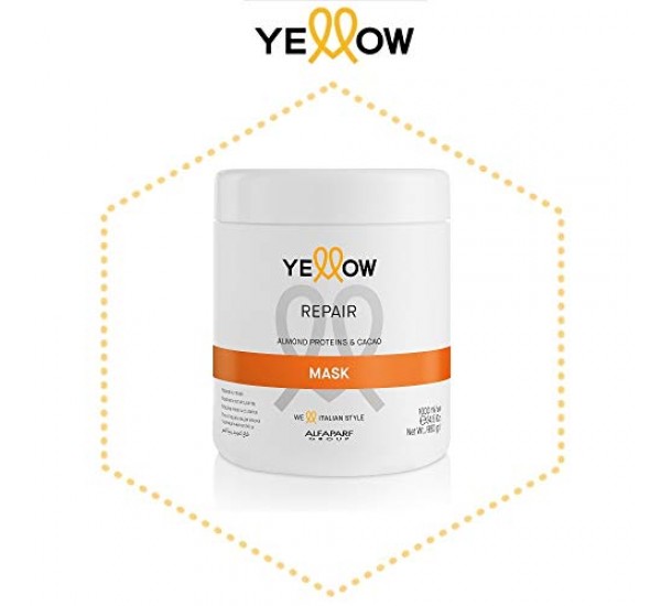 Alfaparf Yellow Repair Mask Възстановяваща маска за суха и много увредена коса 500мл
